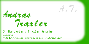 andras traxler business card